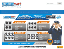 Tablet Screenshot of laundrymartindonesia.com